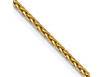 14k Yellow Gold 1.4mm Solid Diamond-Cut Parisian Wheat 30 Inch Chain