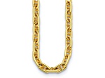 14K Yellow Gold 10mm Anchor Link 18-inch Necklace