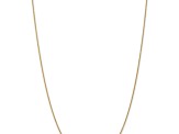 10k Yellow Gold 1.2mm Solid Cable 16 Inch Chain