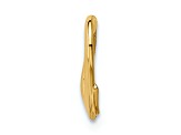 14k Yellow Gold Floating Heart Charm