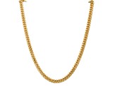 14k Yellow Gold 6.75mm Miami Cuban Link 26 Inch Chain