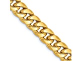 14k Yellow Gold 6.75mm Miami Cuban Link 26 Inch Chain