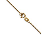 14k Yellow Gold 0.85mm Solid Spiga 24 Inch Chain