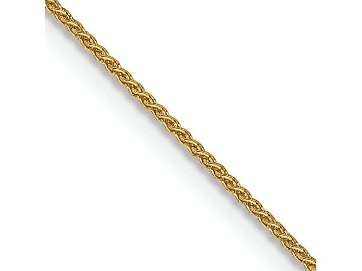 14k Yellow Gold 0.85mm Solid Spiga 30 Inch Chain