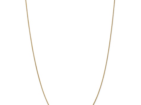 14k Yellow Gold 0.85mm Solid Spiga 30 Inch Chain