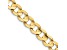 14k Yellow Gold 8.5mm Solid Open Concave Curb 20 Inch Chain