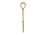 14k Yellow Gold Polished ST. THOMAS Angelfish Charm