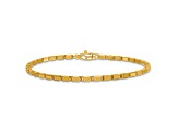 14K Yellow Gold Polished 8.25 Inch Fancy Link Bracelet