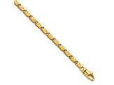 14K Yellow Gold Polished 8.25 Inch Fancy Link Bracelet