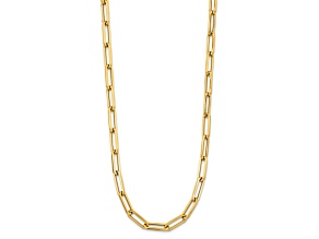 14K Yellow Gold Polished Fancy Link Necklace