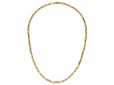 14K Yellow Gold Polished Fancy Link Necklace