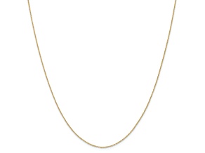 14k Yellow Gold 0.4mm Cable 16 Inch Chain