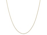 14k Yellow Gold 0.4mm Cable 18 Inch Chain