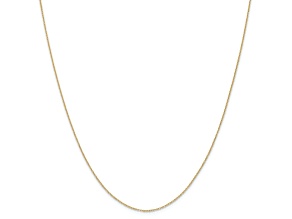 14k Yellow Gold 0.4mm Cable 20 Inch Chain