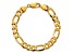 14K Yellow Gold 8.75mm Flat Figaro Chain Bracelet