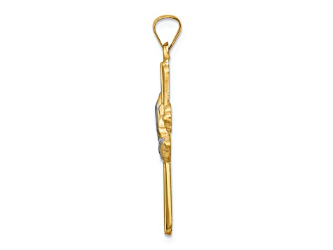 Louis Vuitton 18K Crystal Champagne Bottle Charm - 18K Yellow Gold