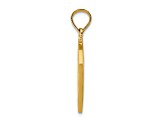 14k Yellow Gold with Enamel 3D Cook Book Charm