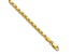 14K Yellow Gold Polished Double-Sided Heart 5.5-inch Child's Bracelet