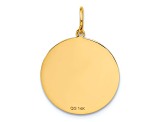 14K Yellow Gold GRADUATION DAY Disc Charm