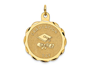 14K Yellow Gold GRADUATION DAY with Diploma Charm