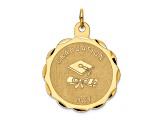 14K Yellow Gold GRADUATION DAY with Diploma Charm