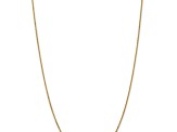 10k Yellow Gold 1.45mm Solid Diamond-Cut Cable 20 Inch Chain