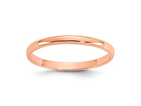 14K Rose Gold Polished Ring