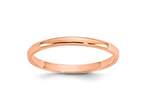 14K Rose Gold Polished Ring