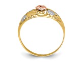 14K Floral Dome Ring