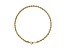 14K Yellow Gold 2.5 mm Diamond Cut Rope Chain Bracelet, 7.25 Inches