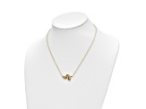 14K Yellow Gold Diamond-cut Snake Necklace
