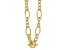 18K Yellow Gold Oval Link 24-inch Toggle Necklace