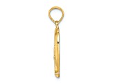 14K Yellow Gold Number 1 MOM in Heart Charm