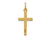 14k Yellow Gold Cross Pendant