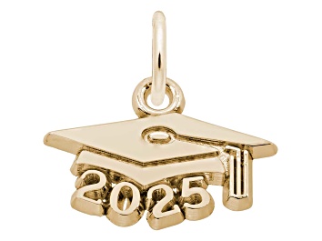 Picture of 14K Yellow Gold 2025 Grad Cap Charm
