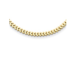 14K Yellow Gold 8.8mm Reversible Fancy Link 18-inch Necklace