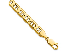 14k Yellow Gold 8.25mm Mariner Link Bracelet, 8 Inches