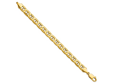 14k Yellow Gold 8.25mm Mariner Link Bracelet, 8 Inches