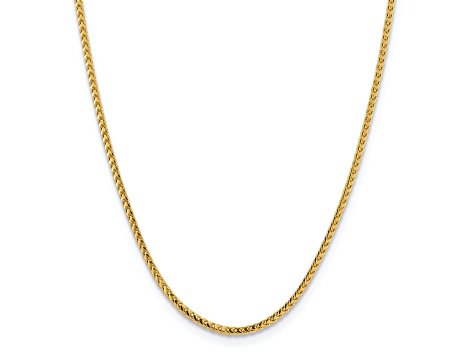 14K Yellow Gold 3mm Franco Chain Necklace