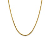 14K Yellow Gold 3mm Franco Chain Necklace