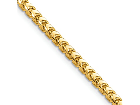 14K Yellow Gold 3mm Franco Chain Necklace