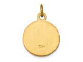 14K Yellow Gold Saint Gerard Medal Charm