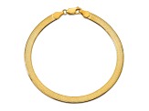 14K Yellow Gold 5mm Silky Herringbone Chain Bracelet