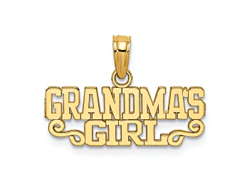 Picture of 14k Yellow Gold Grandma's Girl pendant