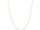 14k Yellow Gold 0.5mm Solid Cable 24 Inch Chain