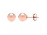 14k Rose Gold Ball Stud Earrings - 6MM