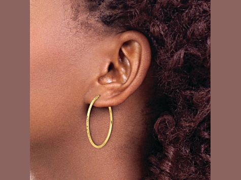 ピアス　No.5232 14k Yellow Gold 1 3/8