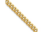14k Yellow Gold 5.25mm Miami Cuban Link 28 Inch Chain