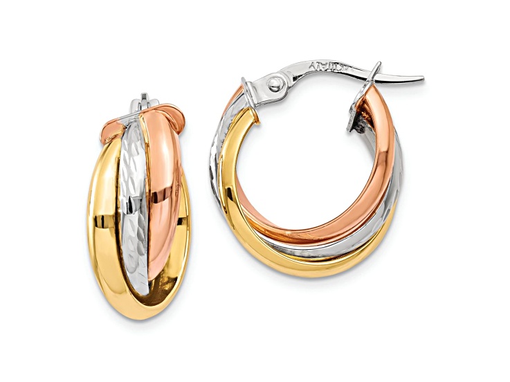 silver925］Mini wide hoop Pierce (Gold) – TRES