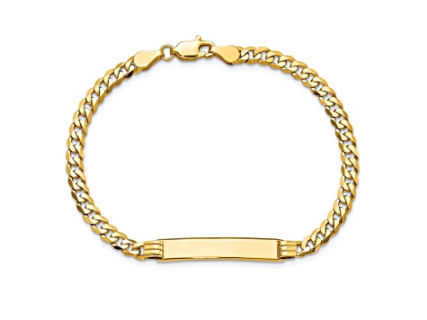14kt gold id bracelet discount